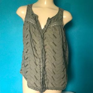 Sonoma Olive Green Tank Top